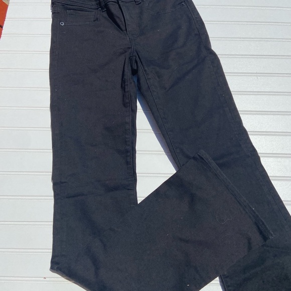 American Eagle NEXT LEVEL Stretch Kickboot Black Jeans Sz:2 Long - Picture 3 of 7